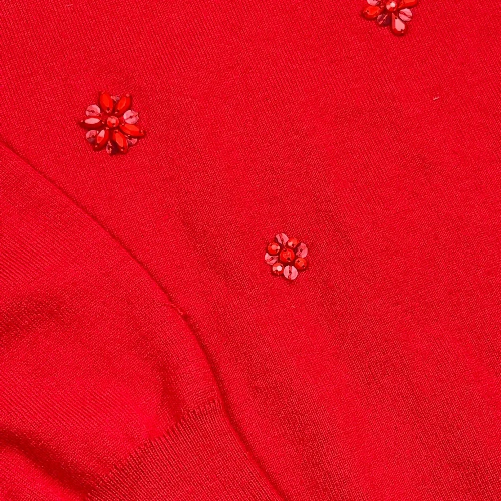 Ruby Rd. Beaded Sweater Size L - Picture 3 of 8